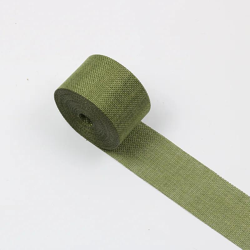 10M DIY Rustic Jute Ribbon Colorful Woven Linen Ribbon Burlap Hemp Fabric Hessian Hemp Cloth Christmas Wedding Decor linen rolls