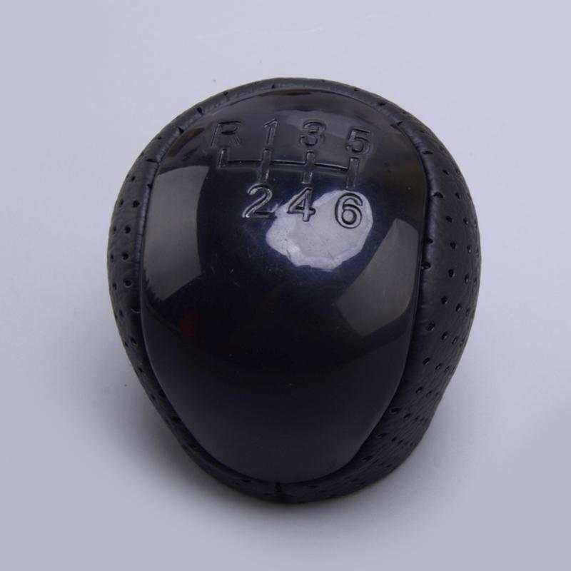 Black 6 Speed Gear Shift Knob Head Fit for Hyundai I30 IX35 D7N9