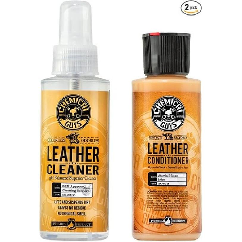 Leather Cleaner and Conditioner Complete Leather Care Kit for Use 4 Fl Oz KIT