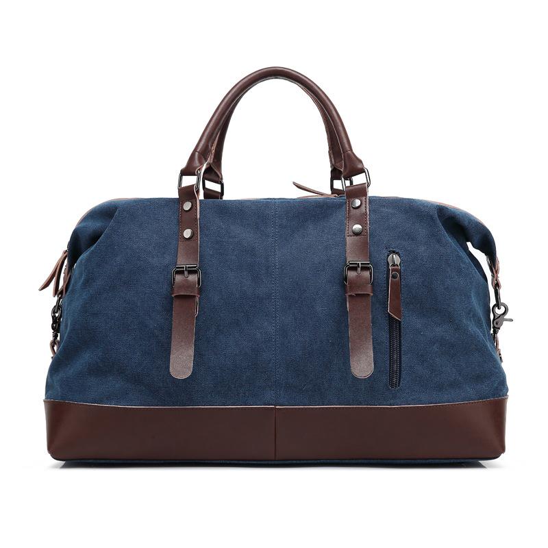 Stylowa Torba Podróżna Unisex Płócienna o Dużej Pojemności - 3 w 1: na Ramię, Crossbody i do Ręki