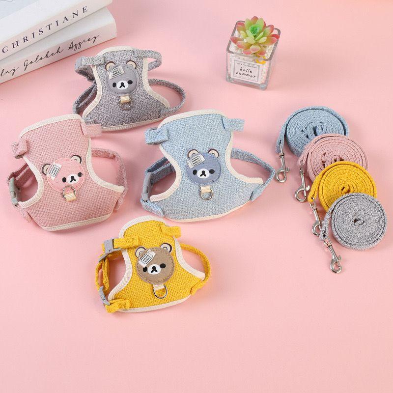 

Лето Новый Поводок для Собаки Маленькая Собака Тедди Нагрудный Ремень Веревка для Выгула Собаки Щенок Котенок Зоотовары Size S-(1.00 kg-3.00 kg Pink