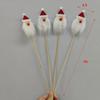Decorations for Christmas, Creative Decorations for Elk, Snowman, Card Insertion, Santa Claus Cartoon, Plush Flowers Bouquet
