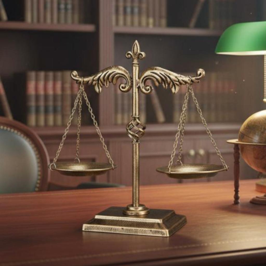 Decorative Balance of Fairness Versatile Balance of Fairness Sculpture Decorative Balance Scale Handmade Vintage Balance Scale