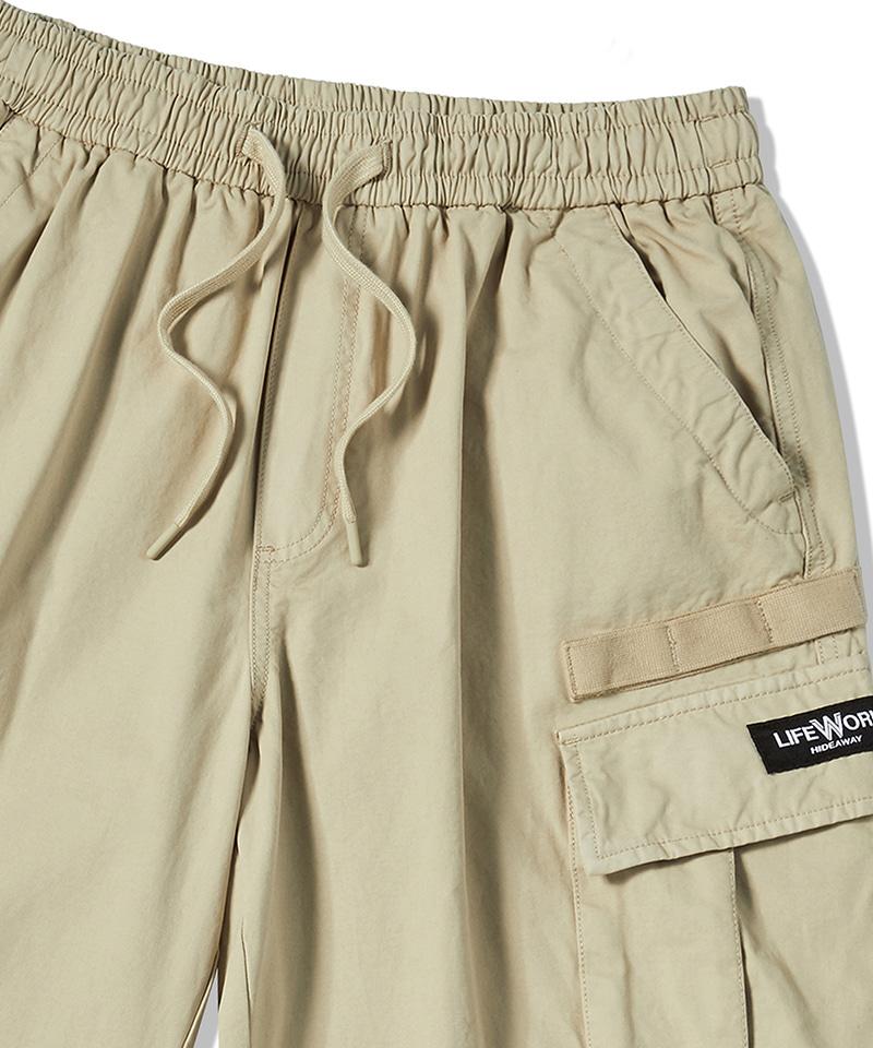 LIFEWORK Garment Cargo Half Pants