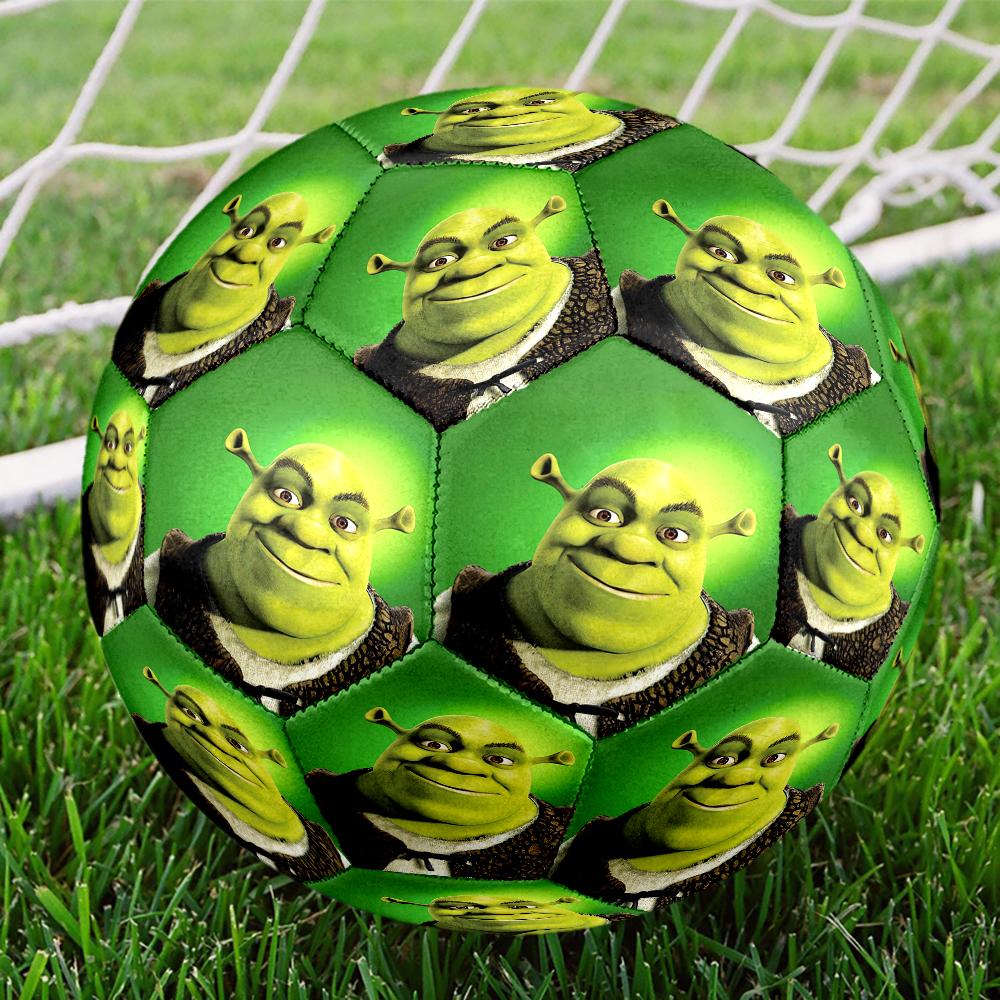 Shrek Theme Size 5 Soccer Ball, Suitable for Both Indoor and Outdoor Matches, a Gift Suitable for Everyone.