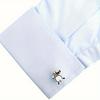 2pcs Unique Drum-Shaped Cufflinks for Men - Stylish Alloy Accessory, Perfect Gift Idea, Drum Accessories