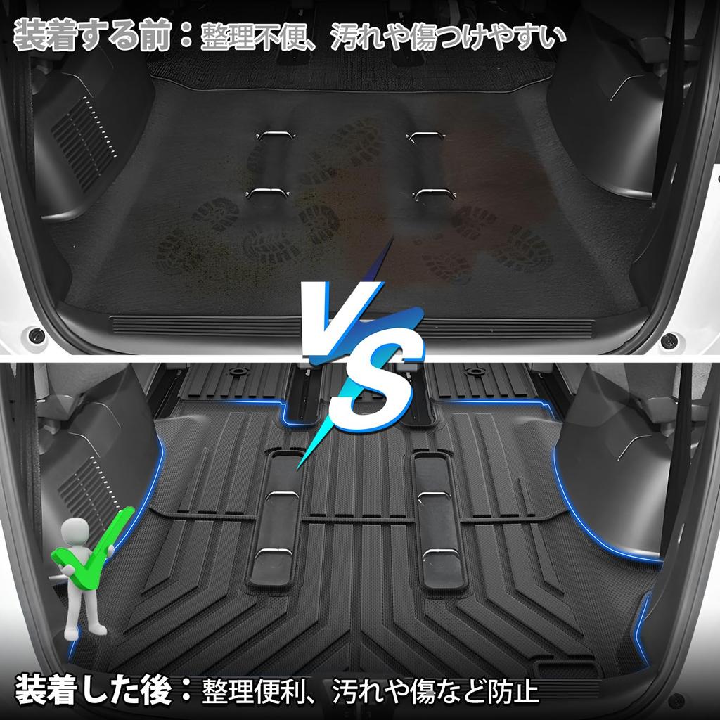 Jiooy Honda New Freed GT Series 6 Seater Floor Mat Second Mat Luggage Mat FREED AIR Floor Mat FREED AIREX 3D 3D Mat FREED CROSSTAR 3D Floor Mat GT1