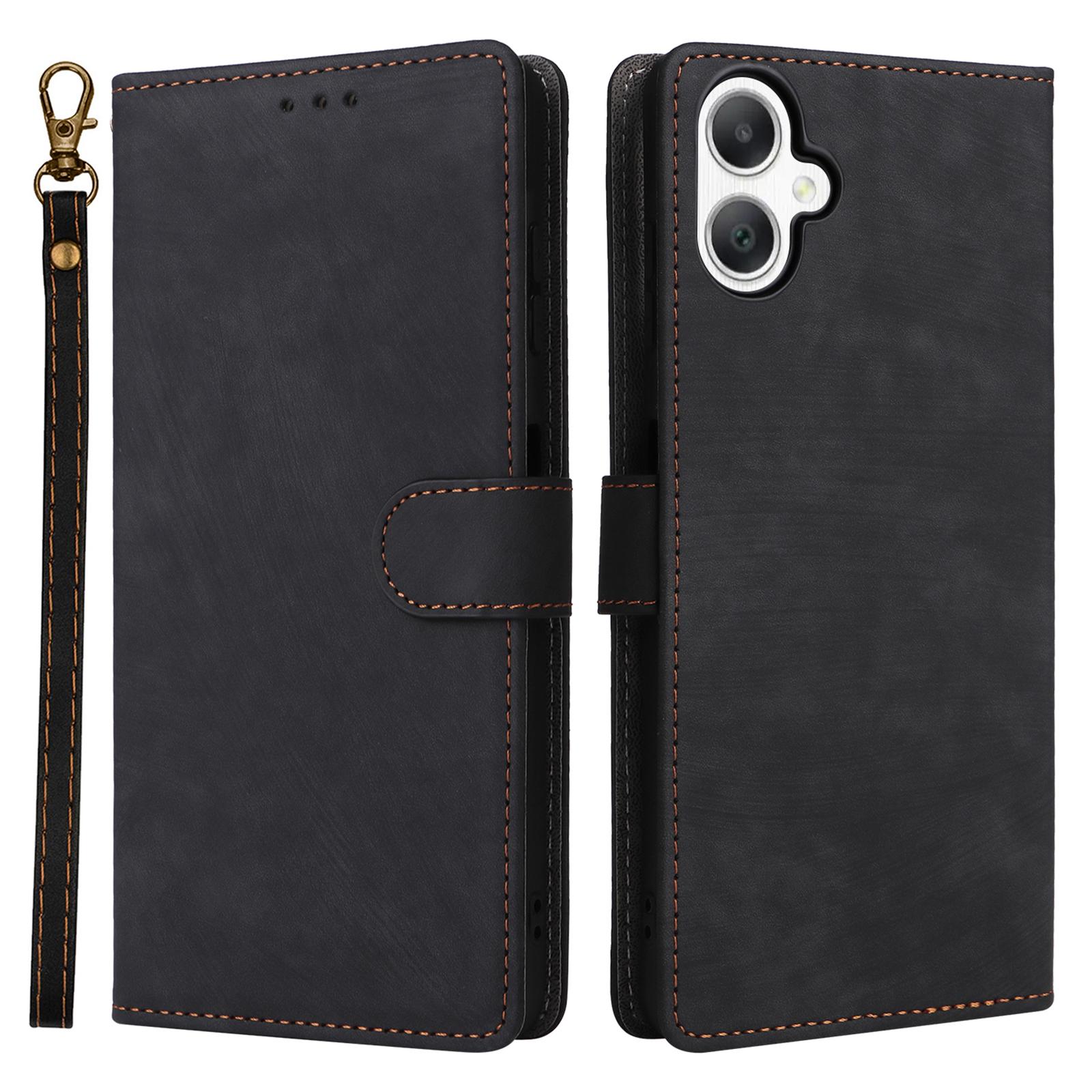 

For Samsung Galaxy A06 4G/A06 5G Wallet Case RFID Blocking PU Leather Cover Stand View A
