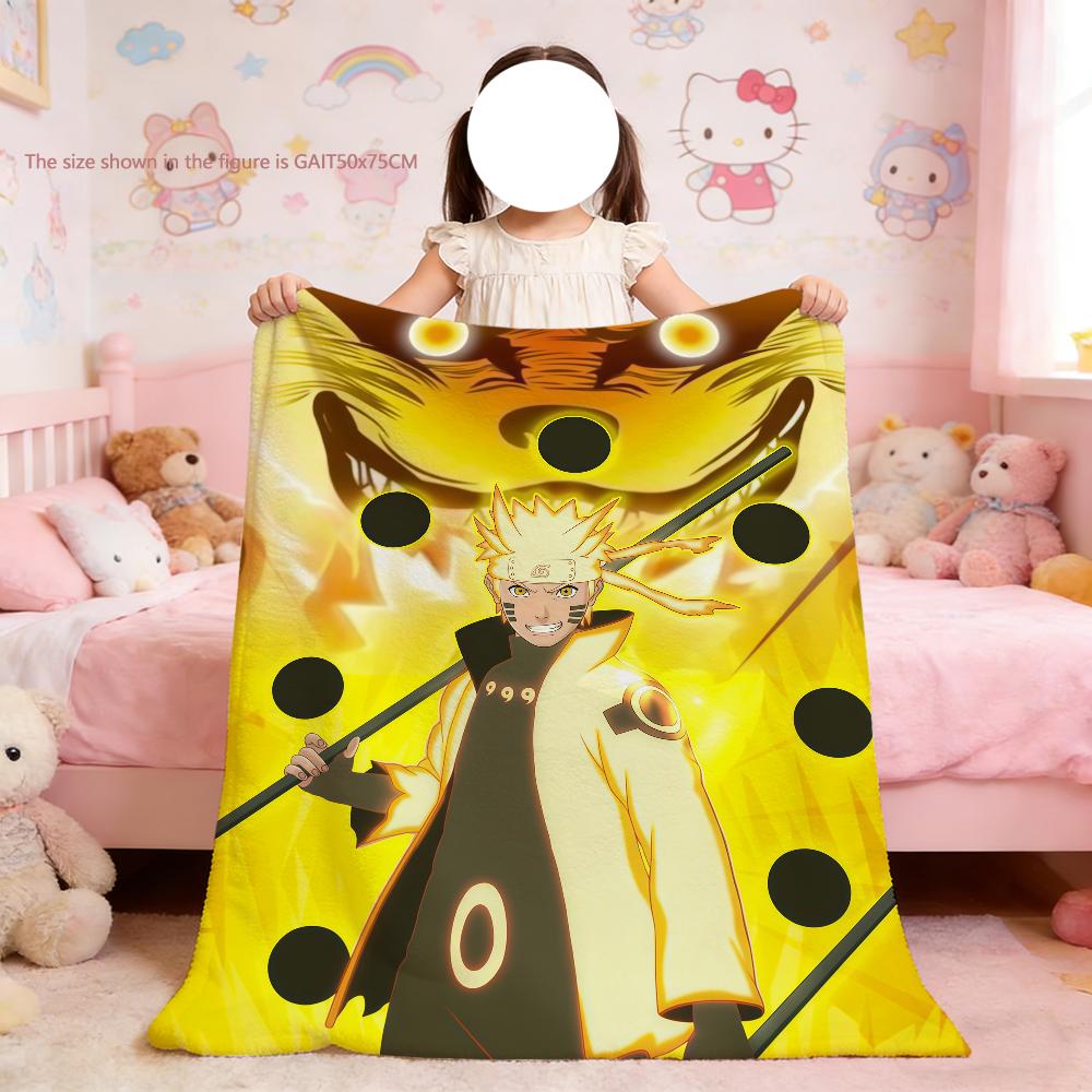 Cool Anime N-Naruto Blanket For Soft Throw Blanket for Picnic Bed Sofa Home Bedroom Cozy Warm Comfortable