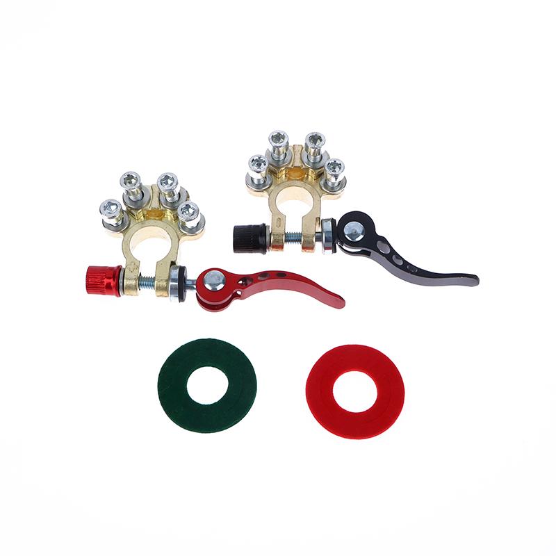 1 Pair 12V 24V Automotive Car Top Post Battery Terminals Wire Cable Clamp Quick Release Disconnect Car Battery Terminal Connecto