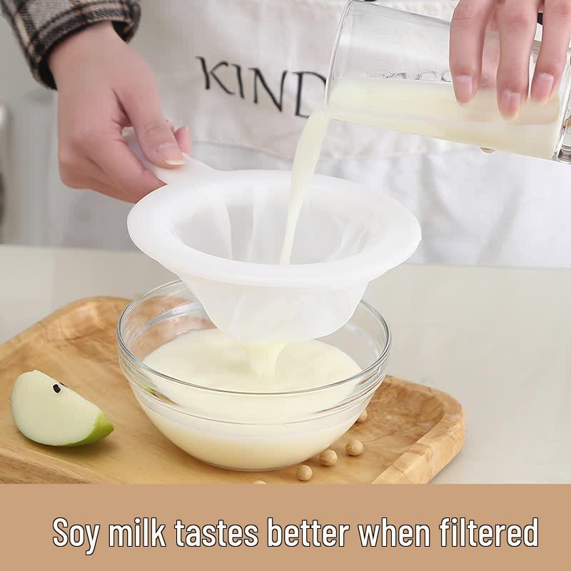 Superfine Soy Milk & Juice Strainer with Filter Bag for Baby Food and Dregs Separation