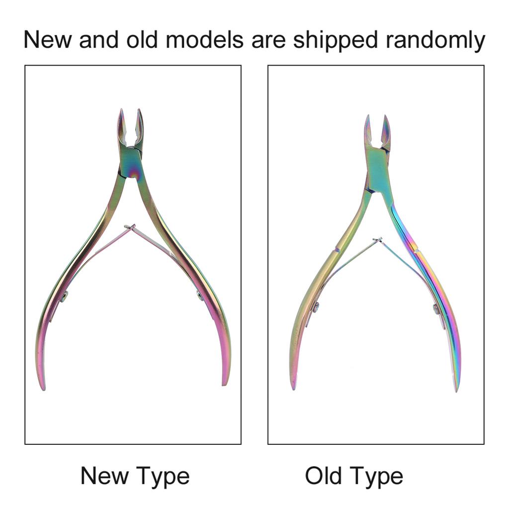 Stainless Steel Cuticle Nipper Coloful Nail&Toenail Dead Skin Cutter Nail Art Pedicure Tool