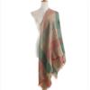 Autumn and Winter Women's Two-color Cross-striped Shawl, Plaid Multi-color Shawl, Student Scarf, Imitation Cashmere Fringed Dual-purpose
