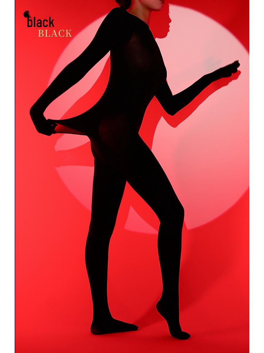 

Five-Finger Wrap Sexy Stockings: White Silk Full-Body Pantyhose for Men and Women Velvet One-piece Five-finger