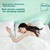 Disposable Four-Piece Bedding Set: Bedsheet, Duvet Cover, Pillowcases for Travel, Hotel, Tourism, Double Bed, Portable