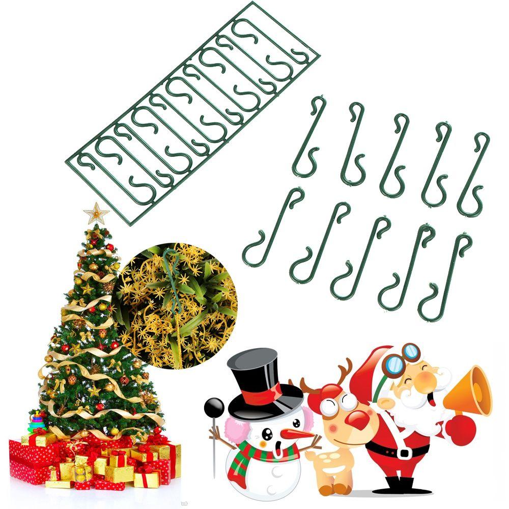 Home&Living Santa Claus Dolls Christmas Tree Hooks Hanging Hook Christmas Ornaments Storage Holder