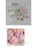 Solid Magic Mirror Powder: 6-Color Nail Salon Bright Eyeshadow Palette - Mermaid Fairy Aurora Outlining Powder