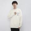 MLB New York Yankees, Round Neck Fleece Loose Fit Hoodie Sweatshirt Winter Unisex Cream 3AMTL5116-50CRS
