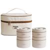304 Stainless Steel Double-Layer Insulated Lunch Box with Lid for Office Workers & Students