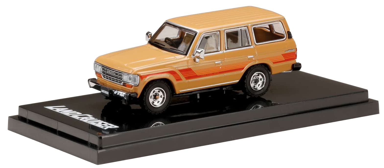 

Hobby JAPAN Toyota LANDCRUISER 60 GX 1988 Optional Side Stickers Beige Finished Product HJ642039BBG 1/64 /