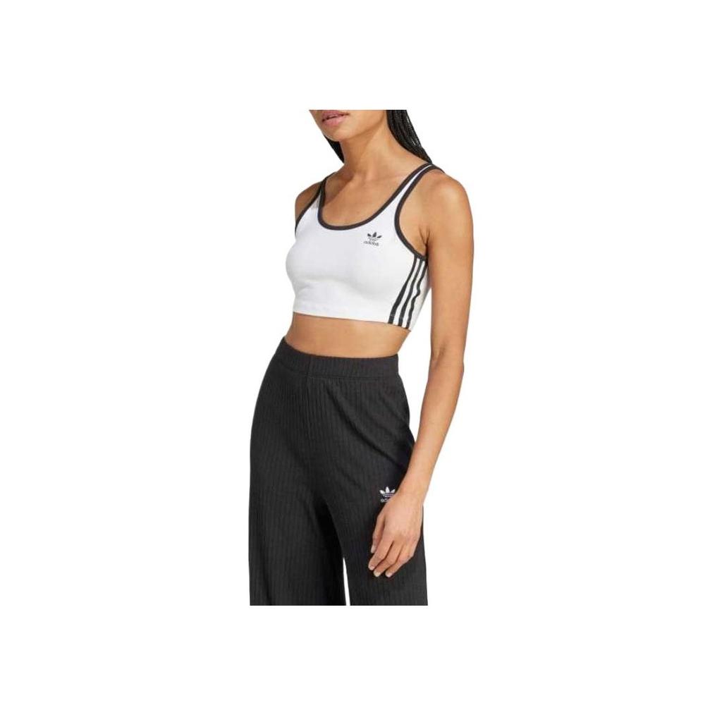 adidas Originals Comfortable Versatile Soft Skin-Friendly Bra Women Underwear White JD4613