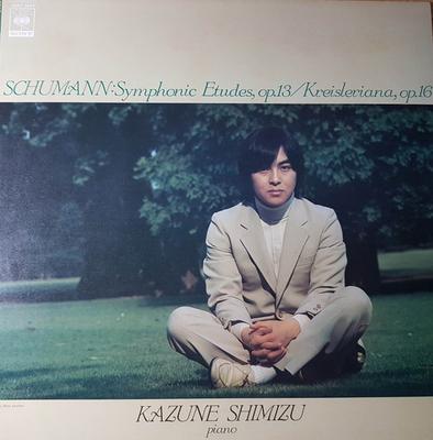 Płyta LP KAZUNE SHIMIZU - Schumann: Etiudy symfoniczne op.. 13,  28AC1429 CBS SONY 1982 Japonia Klasyczna Używana