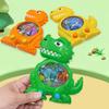 Ręczny dinozaur wodny pierścień zabawka dzieciństwo nostalgiczne ręce koordynacja oczu edukacyjny Dino pierścień rzucanie wodą gra chłopcy dziewczęta nowość prezent