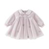 DAVE&BELLA Girls' Spring Mesh Princess Dress