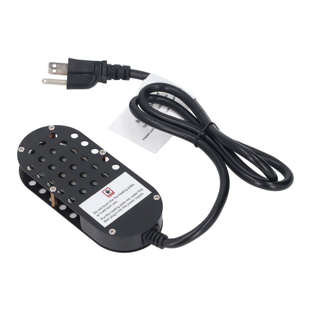 Submergible Chicken Waterer Heater 200 W Thermostatic Control Aluminium Shell Bird Bath Deicer For W