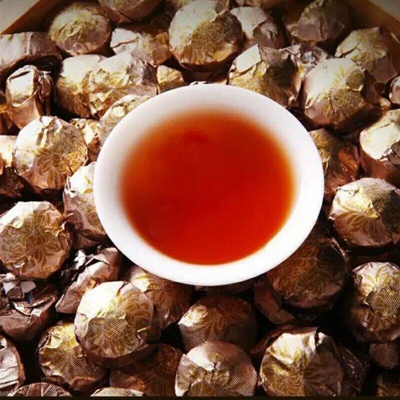 Юньнаньский выдержанный чай Шу Пуэр 2016 года — фото 4