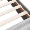 Grey Sonoma Bed Frame 120 x 190 cm Particleboard