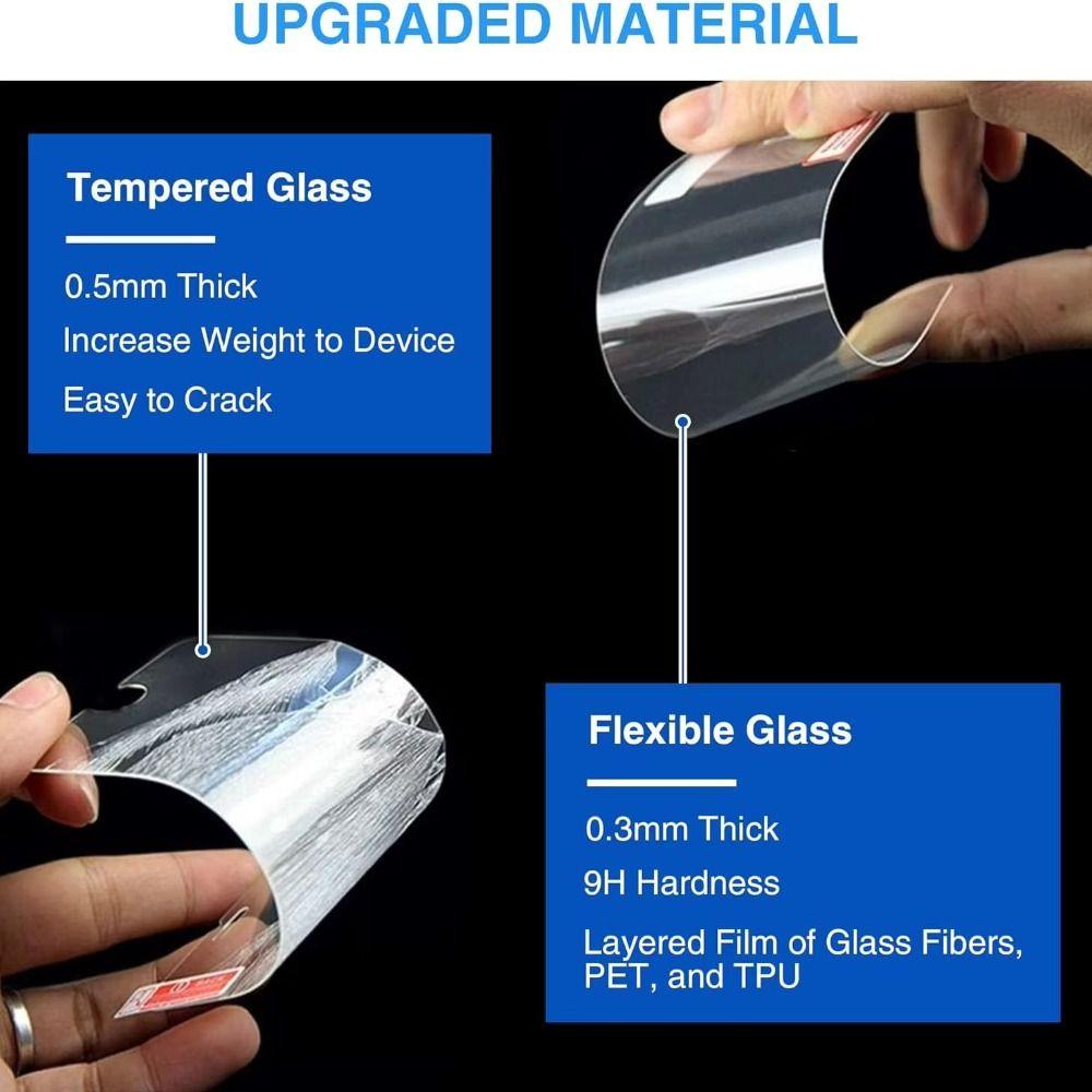 2pcs NEW Flexible Insulin Pumps Screen Protector Anti-Scratch Anti-Fingerprint Screen Protector HD Protection Film Insulin Pumps