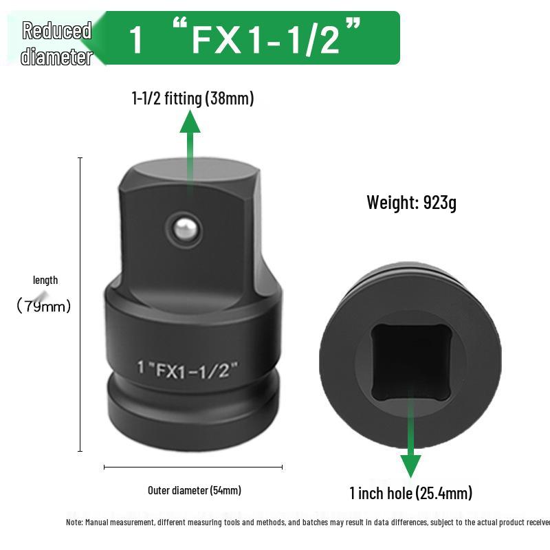 Heavy Duty Air Impact Wrench Flywheel Conversion Adapter Set: Large, Medium, Small