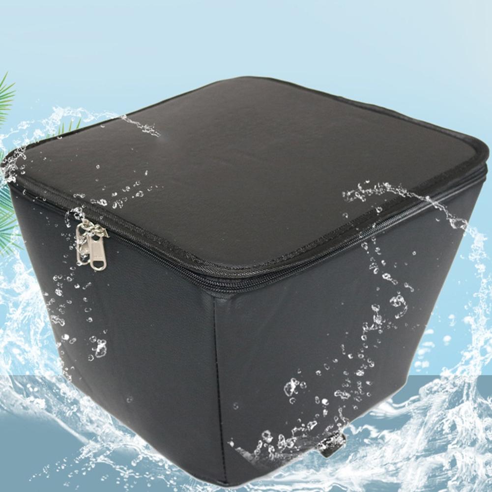 1 Pcs Scooter Basket Liner Black Microfiber Leather