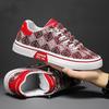 One-pedal Canvas Shoes Men's Shoes Casual Printing Embroidery Versatile Spring New Sports Shoes Men's Board Shoes