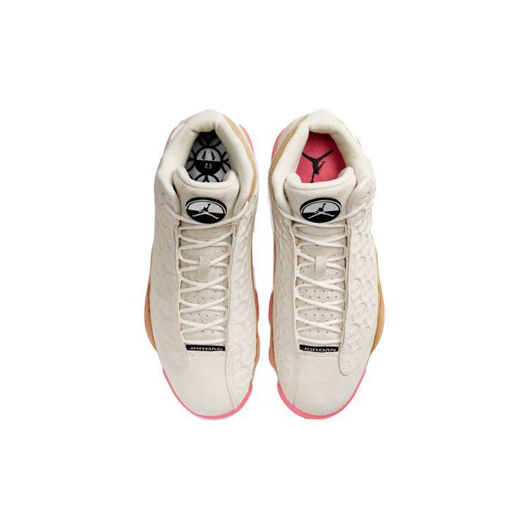 Air Jordan 13 Retro Chinese New Year Men Sneakers Tan Pale-Ivory Black CW4409-100
