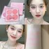 Four Color Matte Blush Palette Natural Brightening Contour Face Makeup For Women