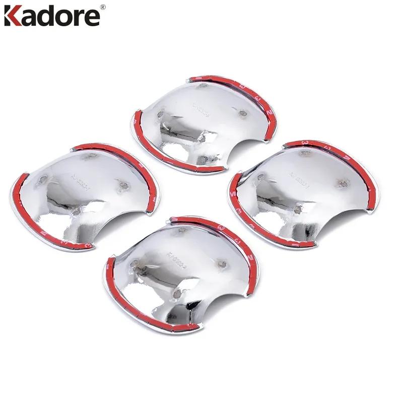 Side Door Handle Bowl Cover Trim For Kia Sorento 2010 2011 2012 Chrome Car Door Handles Cup Frame Overlay Accessories