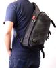SEAL Men's Expandable One-Shoulder Bag, Waterproof, Large Capacity, Crossbody Bag, Made In Japan, PS-153BK