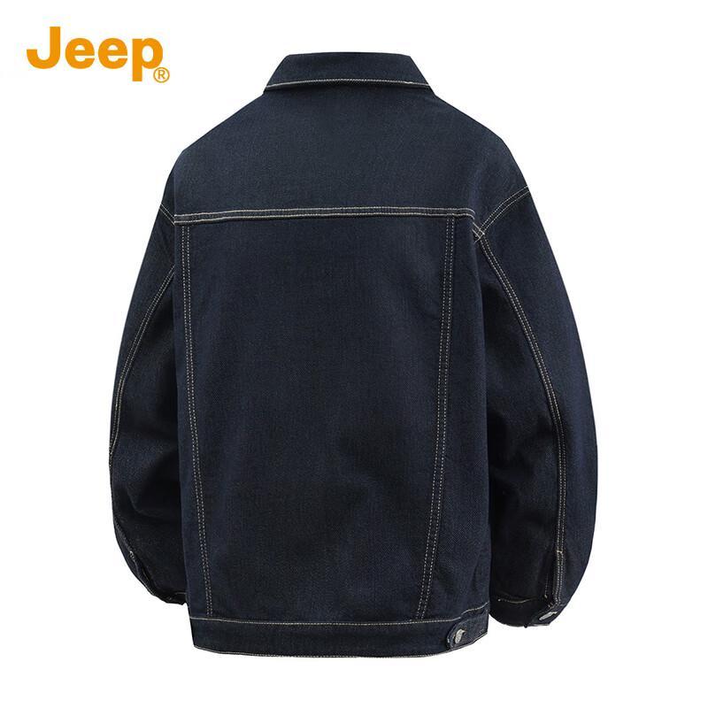 Jeep Men's Multi-Pocket Denim Workwear Jacket