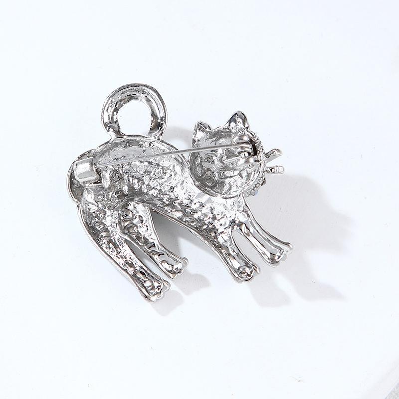 1Pcs Versatile Kitty Animal Pins Badge Jewelry Decoration For Women Men Unisex Cartoon Cute Cat Lover Brooch
