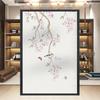 Chinese Style Flower Bird Window Film Home Bathroom Decor Frosted Window Stickers Static Cling Stained Privacy Glass Film