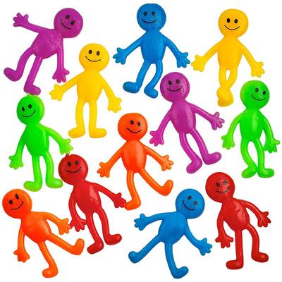 Dehnbare Smiley-Gesicht-Puppe aus TPR-Gummi zur Stressbewältigung und als Bürodekoration