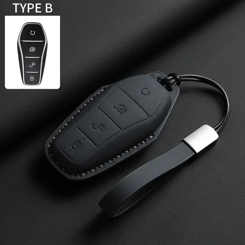 

Car Key Cover Case Holder for BYD Han Ev Tang Dm Qin PLUS Song Pro MAX Yuan Dolphin E2 Protector Auto Key Car Accessories