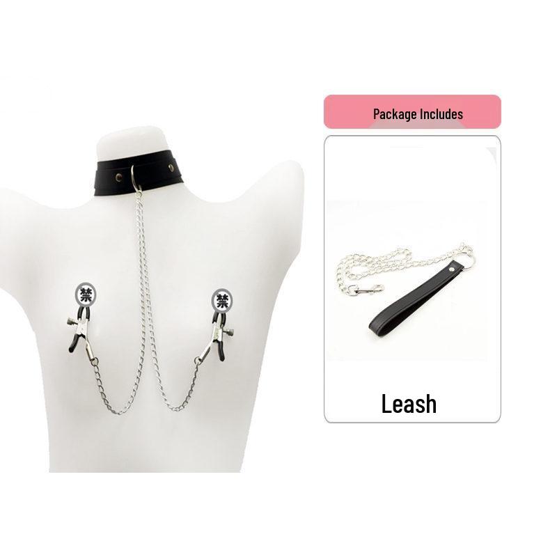 Adult Toys: Sex Collars, Nipple Clamps, SM Neck Collars, Neckbands, Bondage Restraints, Queen Training, Leashes, Couples Accessories.