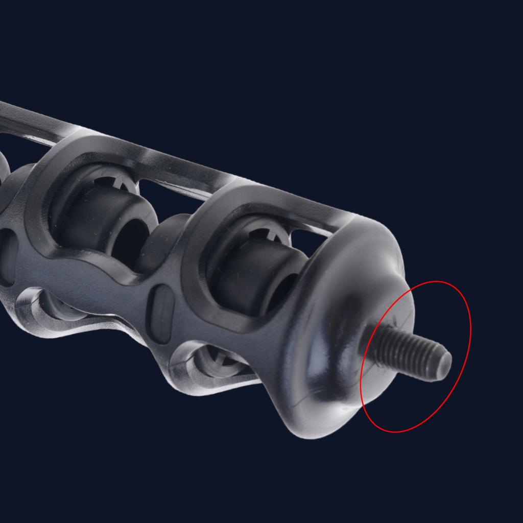 Jagdbögen Stabilisator Stoßdämpfer Compoundbögen Stabilisator Vibrationsdämpfer Dämpfung für Compound Recurve Bögen