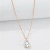 צבע זהב אלגנטי ירוק אבן טבעית שרשרת תליון טיפת מים לנשים תכשיטי מסיבת חתונה קסם