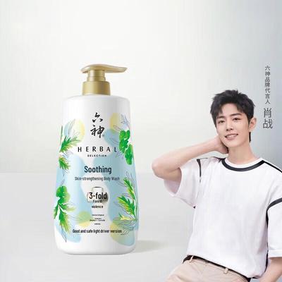 Liu Shen Beifuß & Centella Beruhigendes Körperwaschmittel (2x450ml)