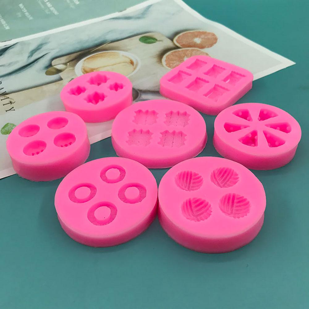 Silicone World DIY Candy Chocolate Cookies Food Shape Baking Silicone Molds Fondant Mold Cake Decorating Tools Wax Bottle Sugar