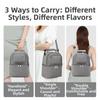 Large Capacity Breastmilk Cooler Bag Double Layer Baby Food Backpack Maternity Backpack  Maternity